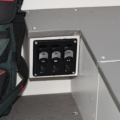 Optional control panel for electric package