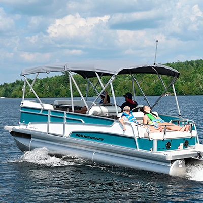 Optional double bimini top