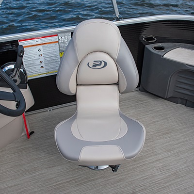 Folding swivel driver seat