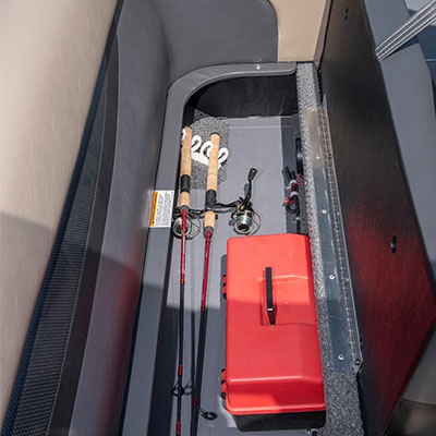 Storage under all lounges
