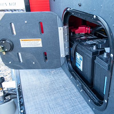 Rangement pour batterie
