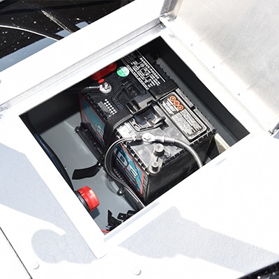 Rangement pour batterie