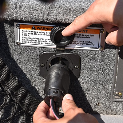 Prise pour moteur électrique 